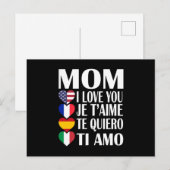 Countries Flag Happy Mothers Day Gift For Mom Briefkaart (Voorkant / Achterkant)