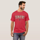 Country 70s retro t-shirt (Voorkant volledig)
