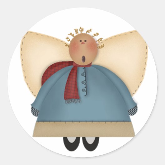 Country Angel 2 Stickers (Voorkant)