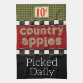 "Country Apple" keukenhanddoek (Verticaal)