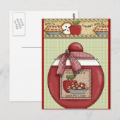 country apple pie briefkaart (Voorkant / Achterkant)