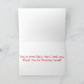 "Country Apple Pie" - Hartelijk dank - Kaart (Binnen)