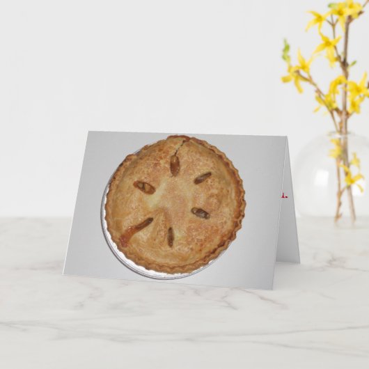 "Country Apple Pie" - Hartelijk dank - Kaart (Gele Bloem)