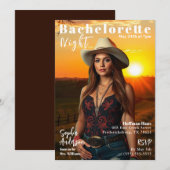 Country Bachelorette Magazine Hoesje Kaart (Voorkant / Achterkant)