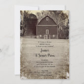 Country Barn Party Junior / Senior Prom Kaart (Voorkant)