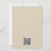 Country Barn rustieke bruids douche uitnodiging (Achterkant)