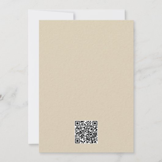 Country Barn rustieke bruids douche uitnodiging (Achterkant)