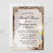 Country Barnwood Vrijgezellenfeest Kaart (Voorkant)