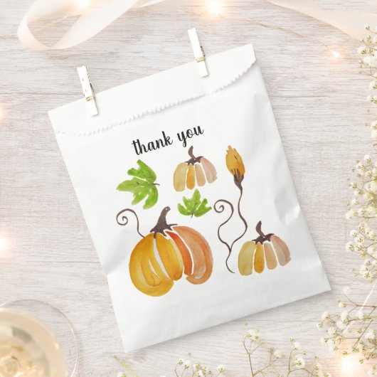 Country Bedankt Pumpkin Bedankzakje (Geknipt)