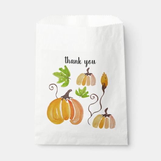 Country Bedankt Pumpkin Bedankzakje (Voorkant)