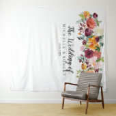 country-bloei | Bruiloft Achtergrond - Photo Booth Wandkleed (In Situ (horizontaal))