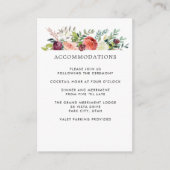 country-bloei | Herfst BRUILOFT Hotel Accommodatie Informatiekaartje (Voorkant)