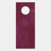 Country Bloom Grappige bruiloft gast niet storen Deurhanger (Achterkant)