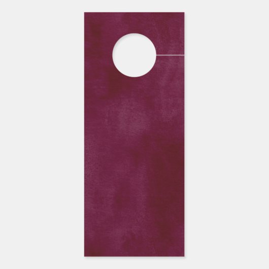 Country Bloom Grappige bruiloft gast niet storen Deurhanger (Achterkant)