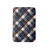 Country Blue Red White Grey Squares   Badmat (Voorkant Verticaal)