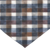 Country Blue Red White Grey Squares Christmas Tafelkleed (Gekanteld)