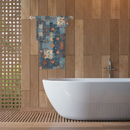 Country Blue Rust rustieke boerderij Bad Handdoek