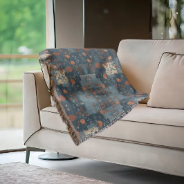 Country Blue Rust rustieke boerderij Deken