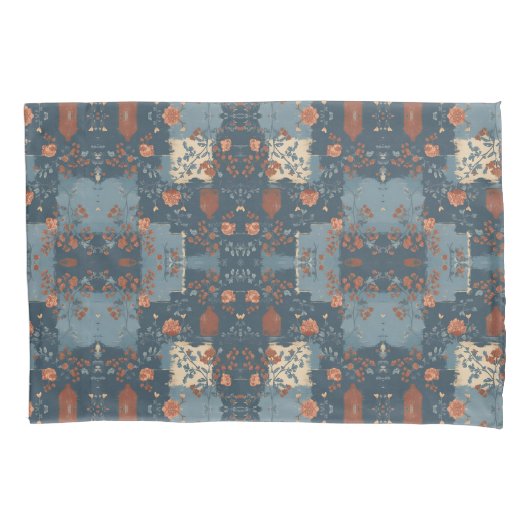 Country Blue Rust rustieke boerderij Kussensloop (Voorkant)