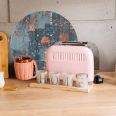 Country Blue Rust Rustieke Boerderij Rond Snijplank