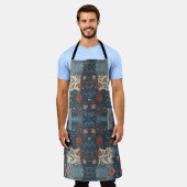 Country Blue Rust rustieke boerderij Schort (Gedragen)