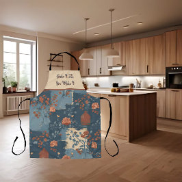 Country Blue Rust Rustieke Boerderij  Schort