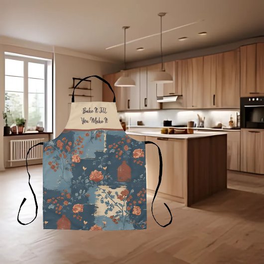 Country Blue Rust Rustieke Boerderij  Schort