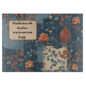 Country Blue Rust Rustieke Boerderij  Snijplank (Voorkant)