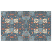 Country Blue Rust rustieke boerderij Tafelkleed (Voorkant (Horizontaal))