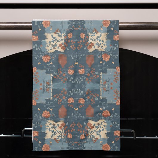 Country Blue Rust rustieke boerderij Theedoek