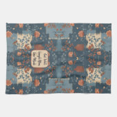 Country Blue Rust Rustieke Boerderij  Theedoek (Horizontaal)