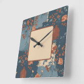 Country Blue Rust rustieke boerderij Vierkante Klok (Hoek)