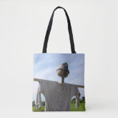 Country Boerderij Garden Scarecrow Tote Bag (Voorkant)