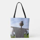 Country Boerderij Garden Scarecrow Tote Bag (Achterkant)