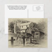 Country Boerderij Scene Post Card Briefkaart (Voorkant / Achterkant)