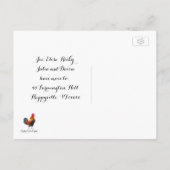 Country Boerderij Sheep Moving Aankondigingskaart (Achterkant)