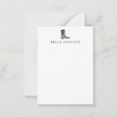 Country Boot Flat Note Card Notitiekaartje (Voorkant)