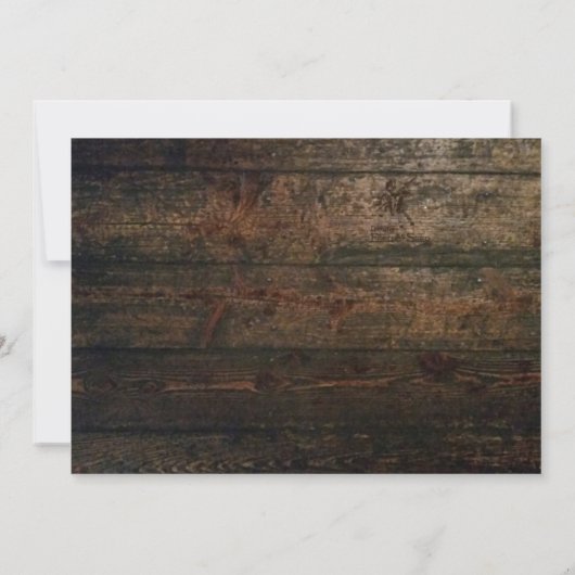 Country Boots Pet & Barnwood Bewaar de datum Kaart (Achterkant)