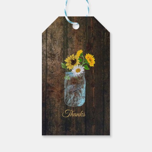 Country Boots Pet & Barnwood bruiloft Cadeaulabel (Achterkant)