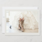 Country Boots Pet & Barnwood Vrijgezellenfeest Kaart (Achterkant)