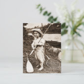 Country Boy  Vist op Mississippi Briefkaart (Staand voorkant)