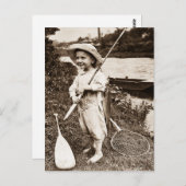 Country Boy  Vist op Mississippi Briefkaart (Voorkant / Achterkant)