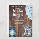 Country Bridal Shower Invitation Kaart (Voorkant)