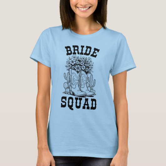 Country Bruidsmeisje T-Shirt (Voorkant)