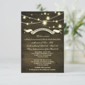 country bruiloft rustieke accommodaties kaarten (Staand voorkant)