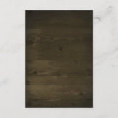 country bruiloft rustieke accommodaties kaarten (Achterkant)