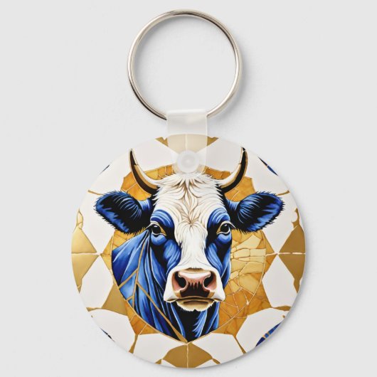 Country Bull Artwork Sleutelhanger (Achterkant)