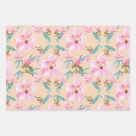 Country cherry blossom japanese inpakpapier vel