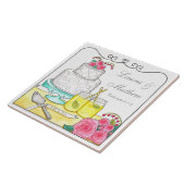 Country Chic  bruiloft Tegel Tegeltje (Zijkant)