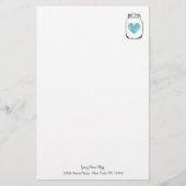 Country chic  metselaar pot briefpapier (Voorkant)